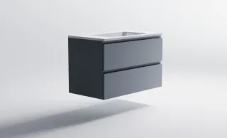 Тумба с раковиной Astra-Form Альфа 3060007ncss3005-r80b+04010008 90 см голубой матовый